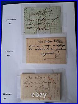 Etude lettre 1 7 8 9 calendrier République Nivôse Floréal 17/92 18/06