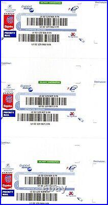 Export Stickers suivi avec code barre envois internationaux timbres poste 48-72h