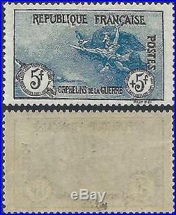 France 1917/18 Au Profit Des Orphelins De Guerre Y&t N° 155 Neuf Et Signé