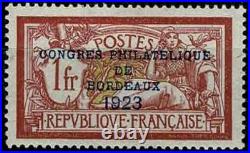 FRANCE 1923 CONGRES PHILATELIQUE DE BORDEAUX YT n° 182 neuf? / MH (B) Signé
