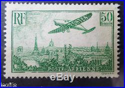 FRANCE 1927 POSTE AERIENNE TIMBRE N° 14 NEUF GOMME SANS CHARNIERE NI TRACE SIGNE
