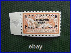 FRANCE 1929 N° 257A EXPO LE HAVRE Signé Brun Cote 1600 Voir Photos