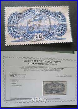 FRANCE 1936 POSTE AERIENNE n° 15 oblit LUXE CERTIFICAT CALVES c 400 /Cu290