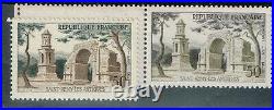 FRANCE 1957 1130 Rare variété Brun unicolore ST REMY-les-Antiques CV 800