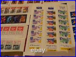 FRANCE 43 CARNETS MODERNE NEUFS MNH FACIALE 144e A SAISIR