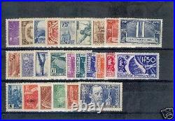 FRANCE ANNEE COMPLETE 1936 N° 309 / 333, 25 TIMBRES NEUFS xx LUXE VALEUR1344