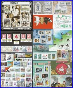 FRANCE- ANNEE COMPLETE 2014 = 94 Timbres NEUFS du N° 4832 au 4922 LUXE MNH