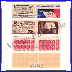 FRANCE Carnet 15 Francs Rouge GANDON N°813-C1 1950 NEUF