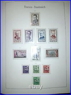 FRANCE Collection complète timbres neufs 1960 à 1978 dans album Leuchtturm SF