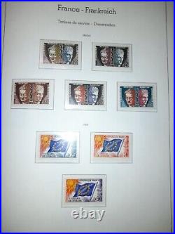 FRANCE Collection complète timbres neufs 1960 à 1978 dans album Leuchtturm SF