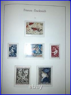 FRANCE Collection complète timbres neufs 1960 à 1978 dans album Leuchtturm SF