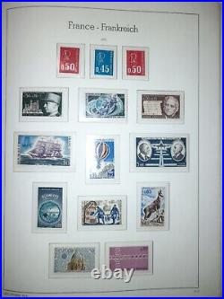 FRANCE Collection complète timbres neufs 1960 à 1978 dans album Leuchtturm SF