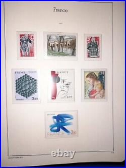 FRANCE Collection complète timbres neufs 1960 à 1978 dans album Leuchtturm SF