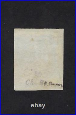 FRANCE N°44B Type I R2, oblitéré, 4 marges, pas de défaut majeur, Signé, T B