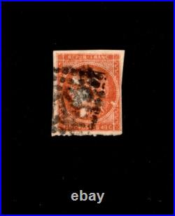 FRANCE Obl n° 48f / USED / 40c OCRE / BORDEAUX/ SIGNE SCHELLER / certificat/TTBE FRANCE Obl n° 48f / USED / 40c OCRE / BORDEAUX/ SIGNE SCHELLER / certificat/TTBE