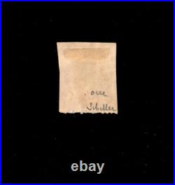 FRANCE Obl n° 48f / USED / 40c OCRE / BORDEAUX/ SIGNE SCHELLER / certificat/TTBE FRANCE Obl n° 48f / USED / 40c OCRE / BORDEAUX/ SIGNE SCHELLER / certificat/TTBE