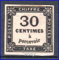 FRANCE STAMP TIMBRE TAXE 6 CHIFFRE TAXE 30c NOIR NEUF x TB A VOIR P668