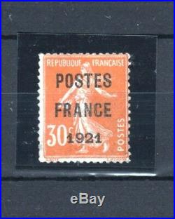 FRANCE TIMBRE PREOBLITERE 35 SEMEUSE 30c POSTES FRANCE 1921 NEUF (x) TB T605