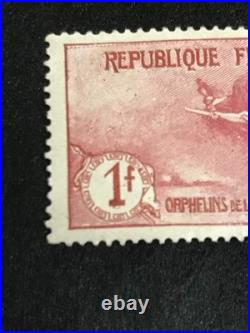 FRANCE TIMBRE YVERT 154 ORPHELINS DE LA GUERRE 1F+1F NEUF sans charnière