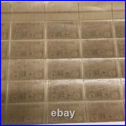 FRANCE TIMBRE YVERT 168 +25s 1+1f Orphelins de la guerre feuille 25 timbres neuf