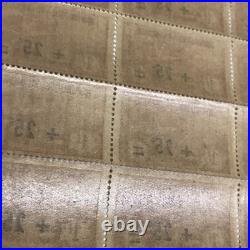 FRANCE TIMBRE YVERT 168 +25s 1+1f Orphelins de la guerre feuille 25 timbres neuf