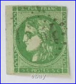 FRANCE! Timbre CERES de BORDEAUX de 1870 n°42A! CAYRES