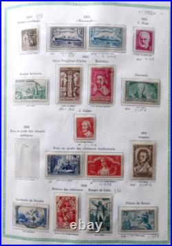FRANCE VIEIL ALBUM 1090 TIMBRES //Ob. De 1853 à 1954 avec PA, Taxe, Préos
