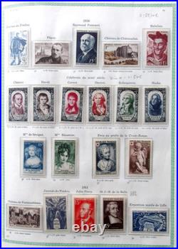FRANCE VIEIL ALBUM 1090 TIMBRES //Ob. De 1853 à 1954 avec PA, Taxe, Préos
