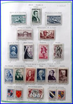 FRANCE VIEIL ALBUM 1090 TIMBRES //Ob. De 1853 à 1954 avec PA, Taxe, Préos