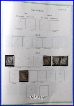 FRANCE VIEIL ALBUM 1090 TIMBRES //Ob. De 1853 à 1954 avec PA, Taxe, Préos