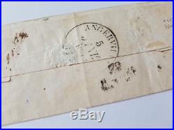FRANCE collection Cérès #14 lettre timbre n°3 4 janvier 1849 collection Dubus