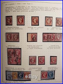 FRANCE collection classique #40 timbres n°17 rose carmin + bloc de 4 & tricolore