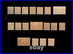 FRANCE n° 246/48, 249/51, 252b (III), 253/55, 256, 266/68, 269, 275/77 /MH/TTBE
