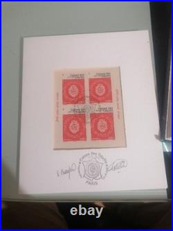 Feuillet Caisse Et Dépôts Autoadhesif 1 Er Tirage Signé BEAUJARD Catelin Ref A22