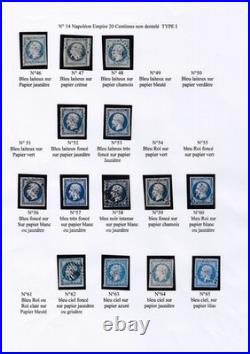 Fr pub! Collection 38 Napoléon N° 14 Nuance étoile variété GC PC ambulant ancre Fr pub! Collection 38 Napoléon N° 14 Nuance étoile variété GC PC ambulant ancre