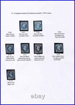 Fr pub! Collection 38 Napoléon N° 14 Nuance étoile variété GC PC ambulant ancre