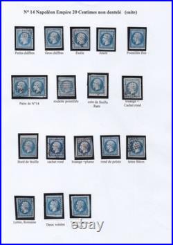 Fr pub! Collection 38 Napoléon N° 14 Nuance étoile variété GC PC ambulant ancre