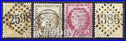 France 1849/1890 Superbe collection 40 timbres Napoléon Cérès TB 1er choix