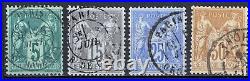 France 1849/1890 Superbe collection 57 timbres Napoléon Cérès TB 1er choix