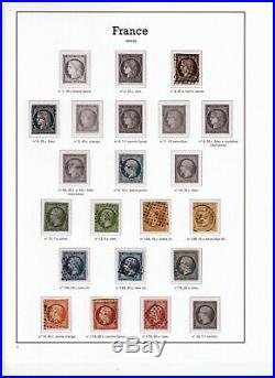France 1849/1898 Collection bien avancée timbres oblitérés COTE 4850 def