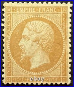 France 1862- Napoléon III N° 21 Neuf TTBE Cote 2250