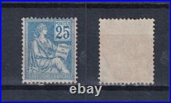 France 1900-01 Mouchon n° 114, 25c Bleu, NEUF LUXE, Cote=380