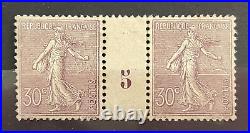 France 1903 Semeuse N° 133 / Mill. 5 Neufs Ttbe Cote 1500