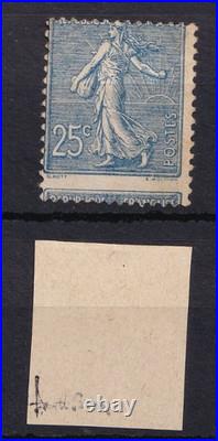 France 1903 Variété non dentelé et recto verso Yvert n°132c et 132d