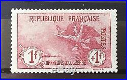 France 1917-18 Orphelins Y&T N° 154++ TTBE TBC Signé