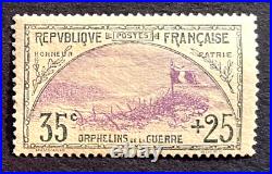 France 1917 Orphelins N° 152 NEUF SIGNE TTBE Cote 550