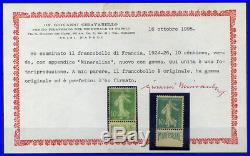 France 1924 Yv. 188 A Neuf 100% Certificat Chiavarello, MINERALINE, 10 c