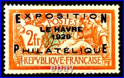 France 1929 Expo Phil Havre N° 257a Neuf Signe Bc Ttb Cote 2560