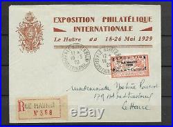 France 1929 N°257 A Expo Le Havre sur LR, 19.5.1929 TBE
