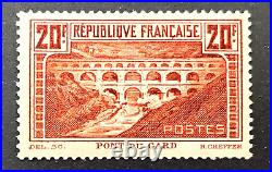 France 1929 Pont Du Gard N° 262b (i) Neuf Signe Tbe Cote 2400